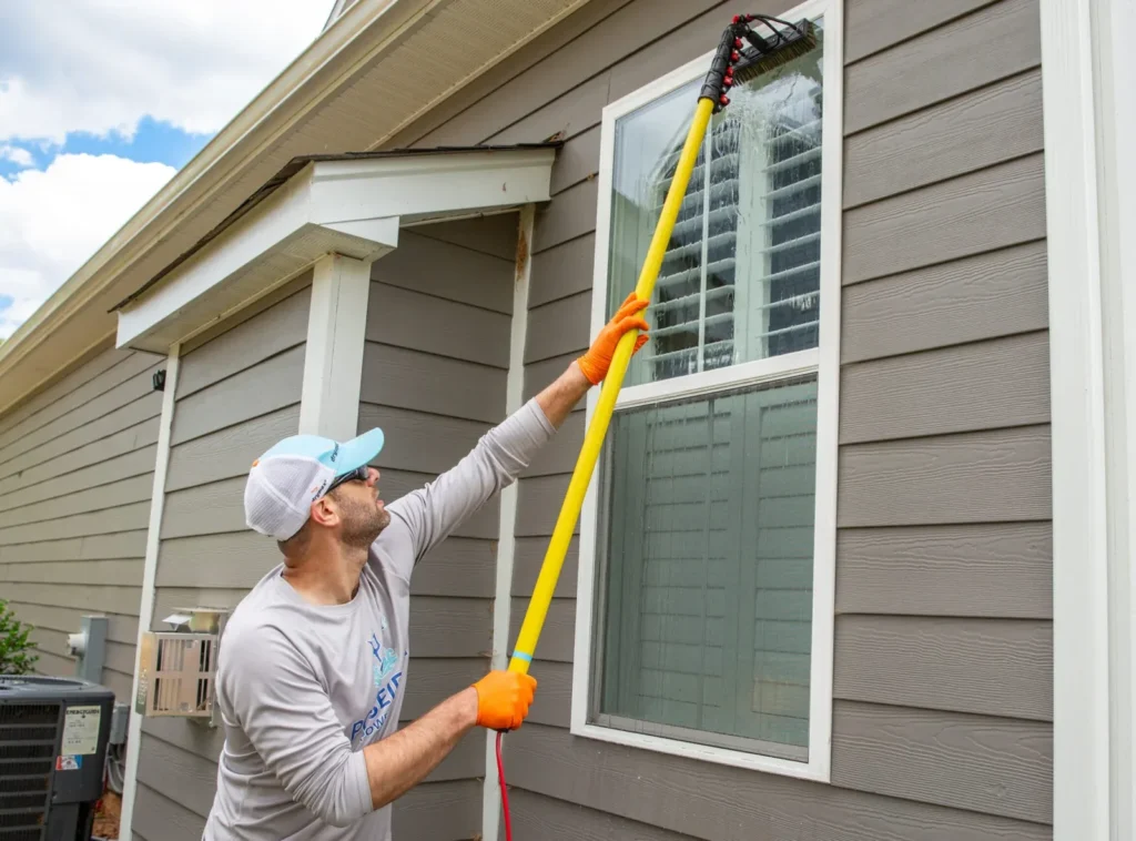 Crystal-clear exterior window cleaning in Richmond, VA